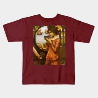 Destiny by John William Waterhouse Kids T-Shirt